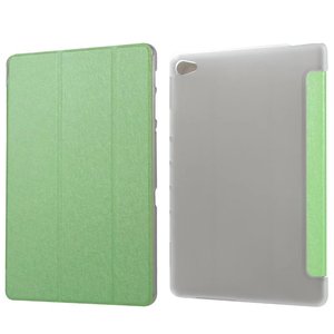 เคสแท็บเล็ตหนัง PU ฝาพับผ้าไหมแบบบางพิเศษสำหรับ Huawei <span class=keywords><strong>MediaPad</strong></span> <span class=keywords><strong>M5</strong></span> <span class=keywords><strong>Lite</strong></span> <span class=keywords><strong>10.1</strong></span> /huawei C5 <span class=keywords><strong>10.1</strong></span>เคสแท็บเล็ต - Product Image 3