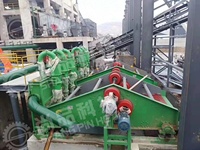 Machine intégrée de décharge à sec de résidus Shangpin Machine de récupération de sable fin pour la déshydratation de concentré de décharge à sec de résidus