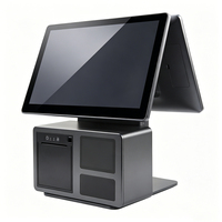POS-система с сенсорным экраном на базе Intel I5-4-го поколения, ОС Windows, SSD 128 ГБ, ОЗУ DDR8G для ресторанов и кассовых операций