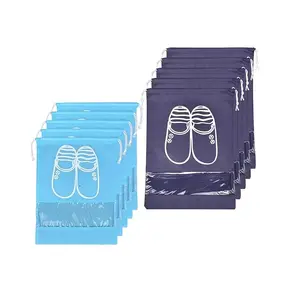 Custom Logo High Quality Non-woven Disposable Nonwoven Sneaker Storage Organizer Dust Shoe Bag for Packing