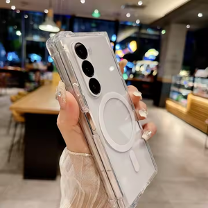 Nouvelle <span class=keywords><strong>coque</strong></span> de téléphone transparente en acrylique magnétique avec recharge sans fil pour Samsung Galaxy Z Fold 6 Flip 5 4 3, <span class=keywords><strong>anti</strong></span>-chute, <span class=keywords><strong>coque</strong></span> de téléphone pliable - Product Image 3