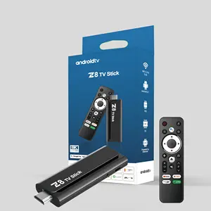 Dongle TV terbaru, stik televisi android 12 Allwinner H618 RAM 2G ROM 16G suara remote 4k smart tv fire stick