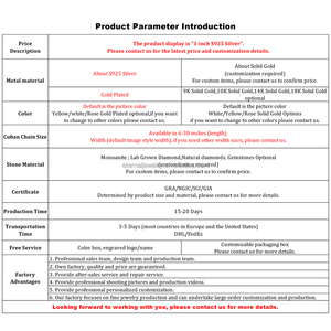 Cadena Cubana Personalizada para Hombre, de 30 mm de Ancho, Plata de Ley S925, Chapada en Oro Amarillo Blanco, Estilo Hiphop, Pulsera y Collar - Product Image 6