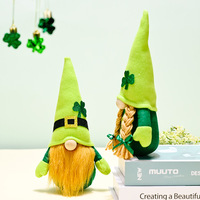 Gnome en tissu pour la Saint-Patrick, prix d'usine, vente en gros, jouet de lutin pour la décoration de la maison, chapeau long, forester