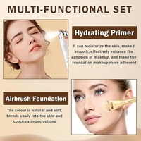 Fond de Teint Liquide Minéral Léger Hydratant et Imperméable pour Peaux Foncées – Idéal Maquillage Professionnel et Débutants