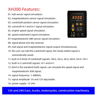XH-300 Auto Signal Generator 12V 24V Crankshaft Vehicle Speed and Engine Speed Signal Simulator