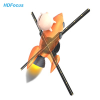 Projecteur d'hologramme de publicité Wifi 3D 1080p avec équipement d'hologramme de contrôle d'application de téléphone