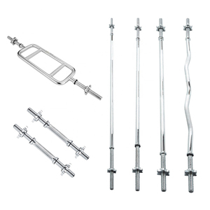 Barre de triceps en acier, équipement de fitness pour la musculation, barre d'haltères - Product Image 6