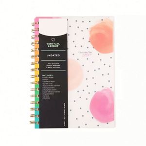 Cuadernos Personalizados Sin Fecha, Ecológicos, con Lámina Dorada, para Ahorrar Dinero, Planificador para Oficina/Escuela, Precio de Fábrica, Registro Financiero - Product Image 1