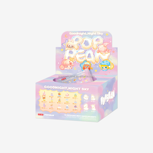 POPMART POP BEAN Goodnight, Night Sky Series Blind Box Labubu Mystery Box Statuette e Bambole per Auto - Product Image 4