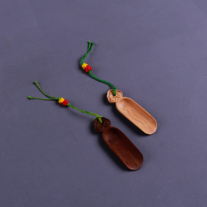 Bamboo <b>Tea</b> Scoops Leaf Shape Traditional Chinese Eco Friendly <b>Tea</b> Ceremony Utensils <b>Set</b> - Product Image 4