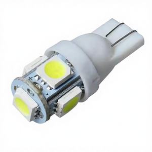หลอดไฟรถยนต์ LED สีเหลือง5050 5SMD ลิ่ม10W 80LM194 168 2825 158ไฟแสดงสถานะความกว้างของ192ใหม่อุปกรณ์ตกแต่งรถใหม่ - Product Image 3