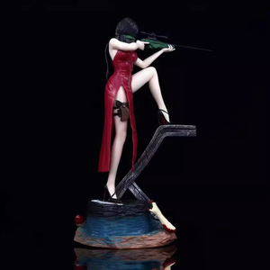 Modellino in PVC della Fucile di Precisione di Ada Wong, la Cacciatrice di Zombie, Ornamento da Collezione in Confezione - Product Image 1