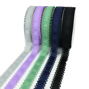 Cinta de hilo de encaje de Color sólido ahuecada con accesorios de lazo hechos a mano DIY cinta de correas - Product Image 3