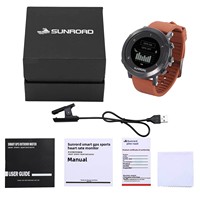 Montre de sport GPS pour course à pied, marathon, triathlon, randonnée, boussole, étanche, intelligente, rechargeable, personnalisable pour hommes