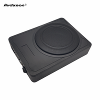 Subwoofer de voiture actif sous siège 8 pouces noir en peluche, double bobine vocale, 12V CC, 800W de puissance maximale - Offre Spéciale
