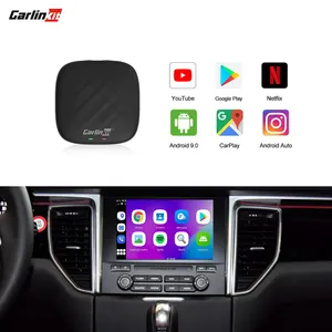 Carlinkit 4GB 64GB sistema Android scatola intelligente universale Wireless Android auto e Carplay MINI ai TV box
