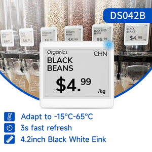 Minewtag 4.2 inch điện tử Kệ nhãn 2-màu BW epaper kỹ thuật số giá tag siêu thị bán lẻ kho nam châm EAS hệ thống - Product Image 3