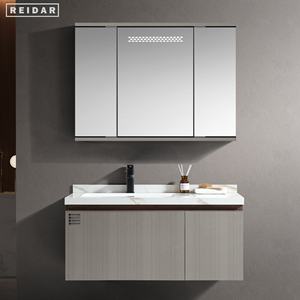 Luxury Single <strong>Basin</strong> Vanity Sink PVC <strong>Storage</strong> <strong>Bathroom</strong> Cabinet With Countertop Hand Wash <strong>Basin</strong> Sink - Product Image 6