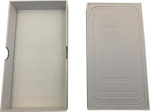 Sottile imballaggio in carta bianca eco-friendly, formato personalizzato per <span class=keywords><strong>iPhone</strong></span> 15 <span class=keywords><strong>Pro</strong></span> <span class=keywords><strong>Max</strong></span> Plus, scatola espositore al dettaglio con servizio di Design gratuito - Product Image 5