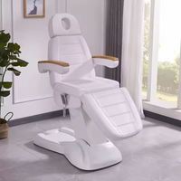 Lit de beauté électrique entièrement automatique Table faciale élévatrice pliable pour physiothérapie dans le salon ou la salle de sport en métal durable