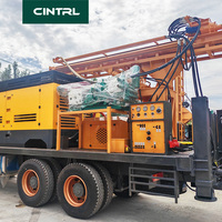 Appareil de forage monté sur camion 300m 400m 500m avec système de manutention de tuyaux automatisé
