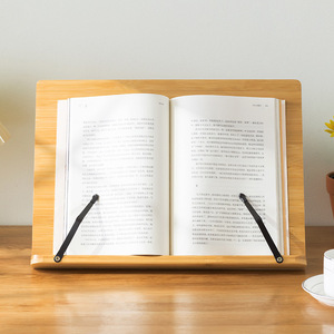 Soporte de lectura para libros, soporte de escritorio para niños de bambú Nan de 6 pulgadas para lectura y práctica de caligrafía - Product Image 3