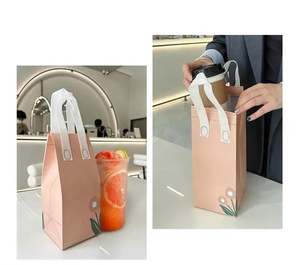 ถุงเก็บความร้อนสำหรับส่งอาหารแบบไม่ทอ ถุงหิ้วอาหารกลางวันแบบไม่ทอสำหรับร้านอาหาร - Product Image 3