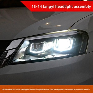 Nuevas Luces LED Duales U de Conducción Diurna para Modelos Langjing 121314, Conjunto de Faros Modificados con Lente, Color 6000k, Faros LED Nuevos - Product Image 4