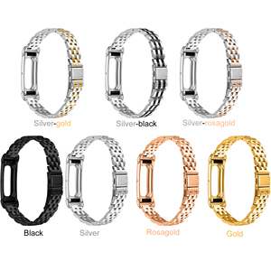 <span class=keywords><strong>Bracelet</strong></span> <span class=keywords><strong>de</strong></span> montre <span class=keywords><strong>de</strong></span> <span class=keywords><strong>luxe</strong></span> en acier inoxydable à 5 maillons pour Google <span class=keywords><strong>Fitbit</strong></span> Air, <span class=keywords><strong>bracelet</strong></span> <span class=keywords><strong>de</strong></span> remplacement réglable en métal pour poignet - Product Image 1