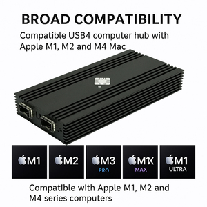 Adaptador USB4 a Doble Ethernet de Fibra Óptica SFP+ de 10 Gbps con Chipset 82599ES para Laptop, Red Externa de Alta Velocidad, Cableado, en Stock - Product Image 4
