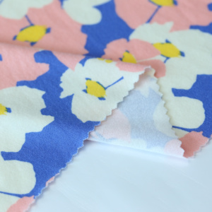 Rayon co giãn in vải cho mùa xuân mùa hè Ánh sáng trọng lượng thoáng khí Rayon quay đơn Jersey đan cho quần áo vải - Product Image 4