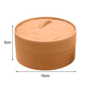Juguete de simulación Baozi, juguete blando de peluche de pan al vapor, de rebote lento, para descompresión y alivio del estrés, regalos - Product Image 5