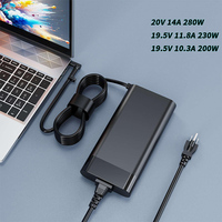 Cargador de Repuesto de Alta Calidad de 280W 20V 14A 4.5*3.0mm para Portátil HP, Adaptador de Corriente Eléctrica con Función PD y Puerto DC