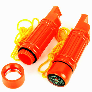 Los Mejores Silbatos de Plástico para Árbitros <span class=keywords><strong>2022</strong></span>, Silbato de Supervivencia 5 en 1 con Brújula - Product Image 1