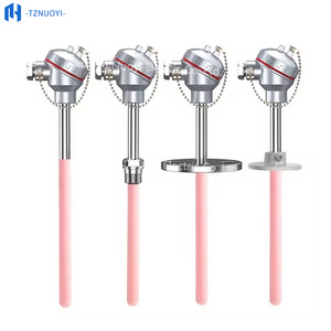 เทอร์โมคัปเปิลชนิด K WRN-122/WRN-132 หลอดเซรามิกคอรันดัม อุณหภูมิสูง 1300 องศา ℃   เซ็นเซอร์วัดอุณหภูมิเตาเผาอิฐแบบมัฟเฟิล - Product Image 1
