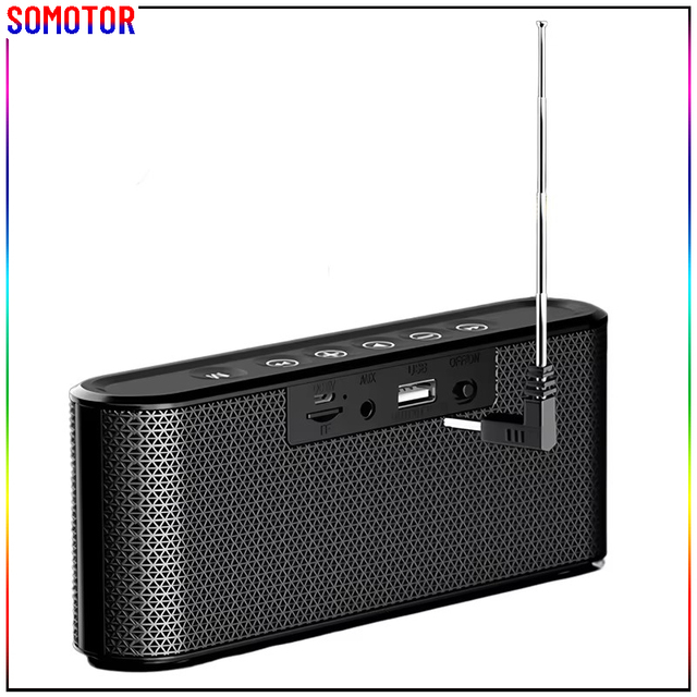 Portable Wireless Stereo Sound TF Card U Disk AUX Music Player MP3 Mobile Phone Bluetooth Speaker Subwoofer Horn USB