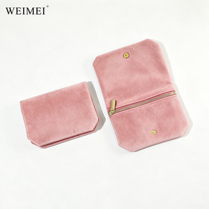 WEIMEI Custom Microfiber <b>Jewelry</b> Pouches Hign Quality <b>Jewelry</b> Pouch with Logo Customized <b>Jewelry</b> <b>Packaging</b> Button Bags - Product Image 6