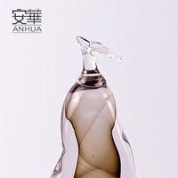 Ornements en verre abstraits Anhua Creative Art, objets décoratifs modernes minimalistes haut de gamme faits à la main pour le salon, vente en gros