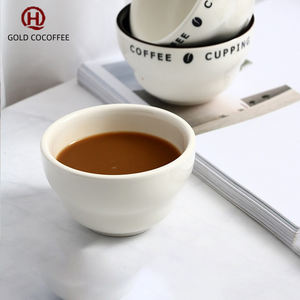 200ml Nouveau Design en forme de <span class=keywords><strong>Q</strong></span> Céramique Café Cupping Bowl Porcelaine Café Évaluation Tasse - Product Image 5
