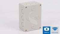 Boîtier de jonction extérieur étanche IP66 en plastique ABS 5.12''x3.66''x2.24'' avec trous pré-perforés Modèle SP-02-139357 SAIPWELL Shanghai
