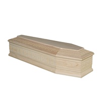 Ataúd Personalizable de Madera Maciza de Palisandro para Adultos, Estilo Europeo, Biodegradable y Ecológico, Capacidad de 220 Pulgadas Cúbicas, 1 Año de Garantía
