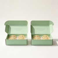Boîtes d'expédition en carton ondulé pour emballages de dumplings chinois en gros, avec séparateur, pour aliments surgelés, empanadas et dumplings
