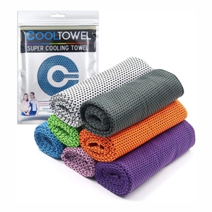 Serviettes de sport personnalisées pour salle de sport Serviette de refroidissement Pva avec étui en silicone - Product Image 2