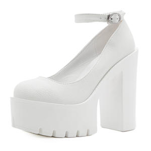 Sandalias de tacón alto para mujer, estilo gótico punk, al por mayor de fábrica, para verano, resistentes al agua, con suela gruesa. - Product Image 1