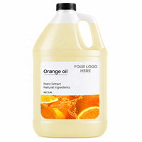 Huile Essentielle d'Orange Douce de Citrus Sinensis Pressée à Froid en Gros (Marque Blanche) – 1 Gallon d'Huile d'Orange pour Aliments, Savons et Diffuseurs