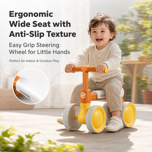 Carro Deslizante <span class=keywords><strong>de</strong></span> 4 Ruedas para Niños, Antivuelco, Juguete Montable para Bebés con Ruedas Silenciosas, Andador para Niños Pequeños <span class=keywords><strong>de</strong></span> 12 a 36 Meses - Product Image 4