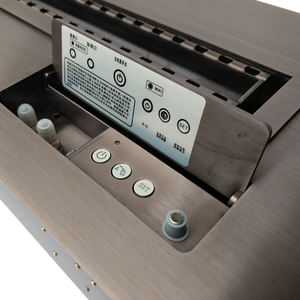 Grande cheminée moderne à l'éthanol biologique Matériau en acier de 60/70/80 pouces Télécommande intelligente Brûlant des biocarburants et de l'alcool - Product Image 4