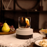 TT-125 Cheminée d'extérieur et d'intérieur à éthanol pour la décoration de la maison, foyer de table, table de feu