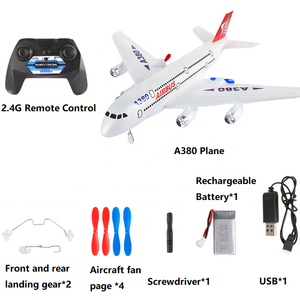 Aereo RC AiJH EPP Modello A380, Facile da Pilotare, Acrobazie e Rotazioni, Ala Fissa, Telecomando a 3 Canali, Aliante in EPP - Product Image 6